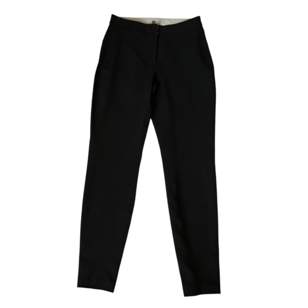 Lululemon The Lab Black Business Casual Pants Skinny Ankle Crop Size 4